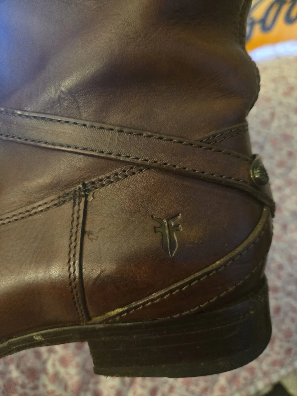 Frye Women's Brown Leather Riding Boots